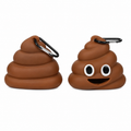 Dispensador De Rollo De Bolsa De Basura Diseño "Emoji Poop" Para Mascota