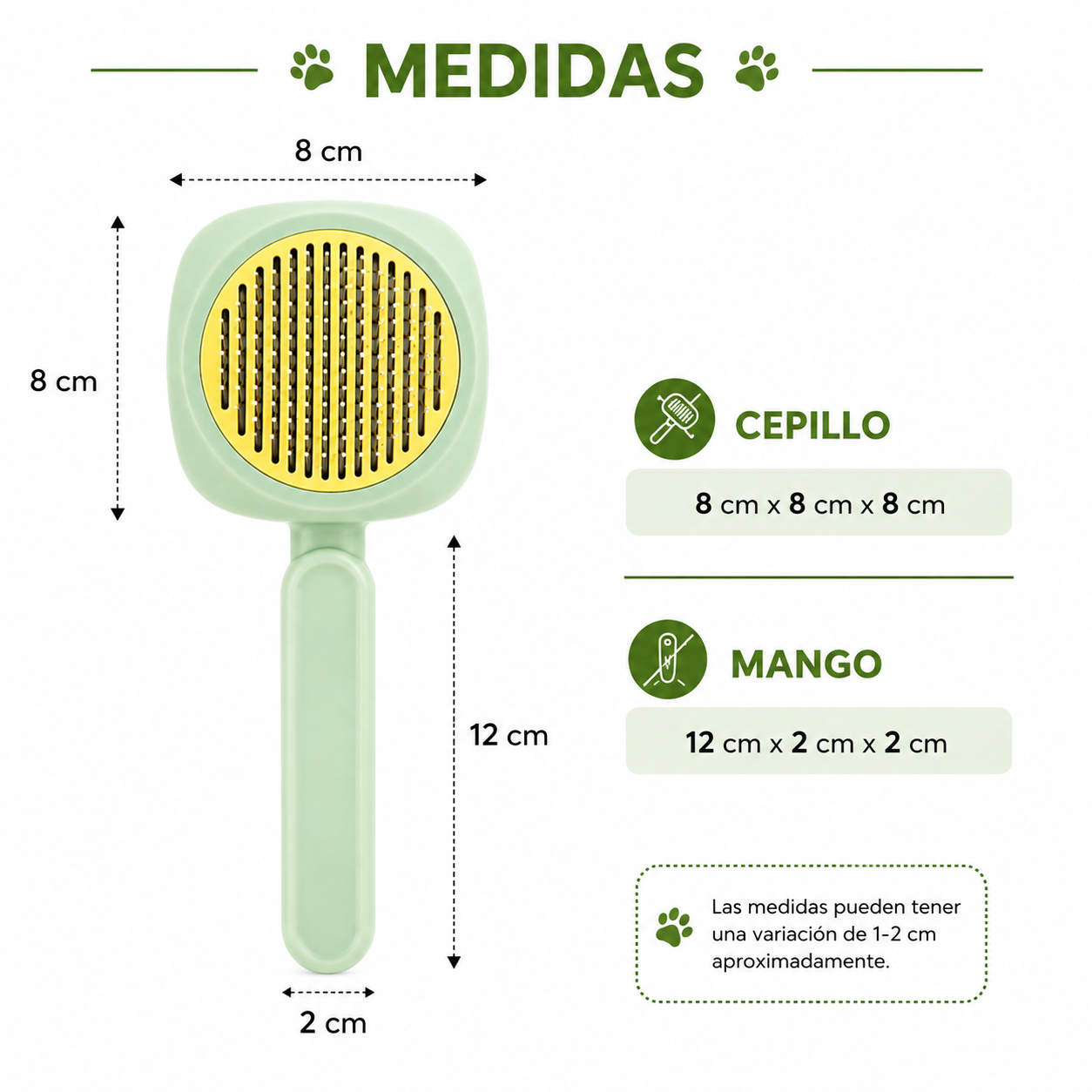 Cepillo Para Mascota Quita Pelo