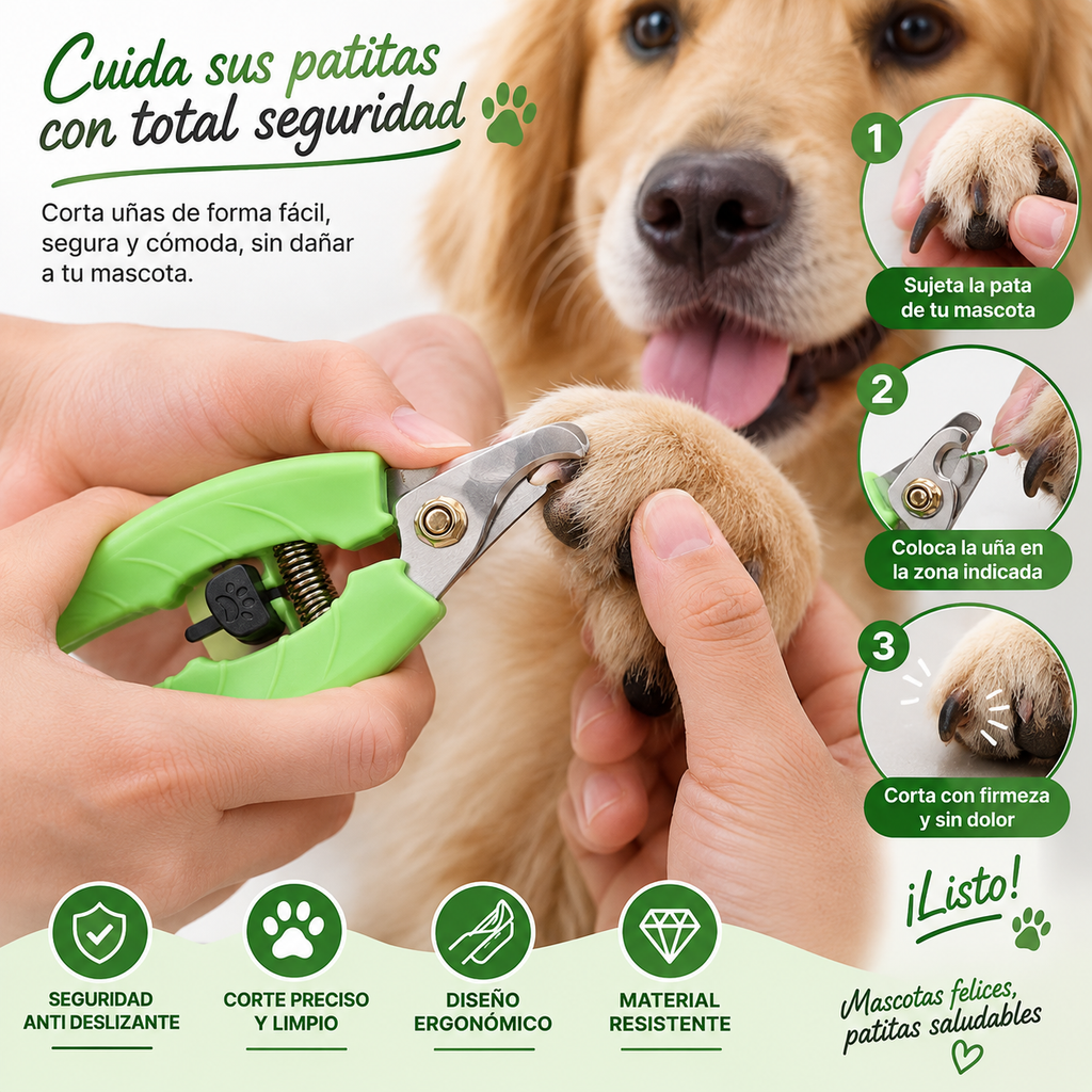 Corta Uñas Para Mascota + 1 Lima