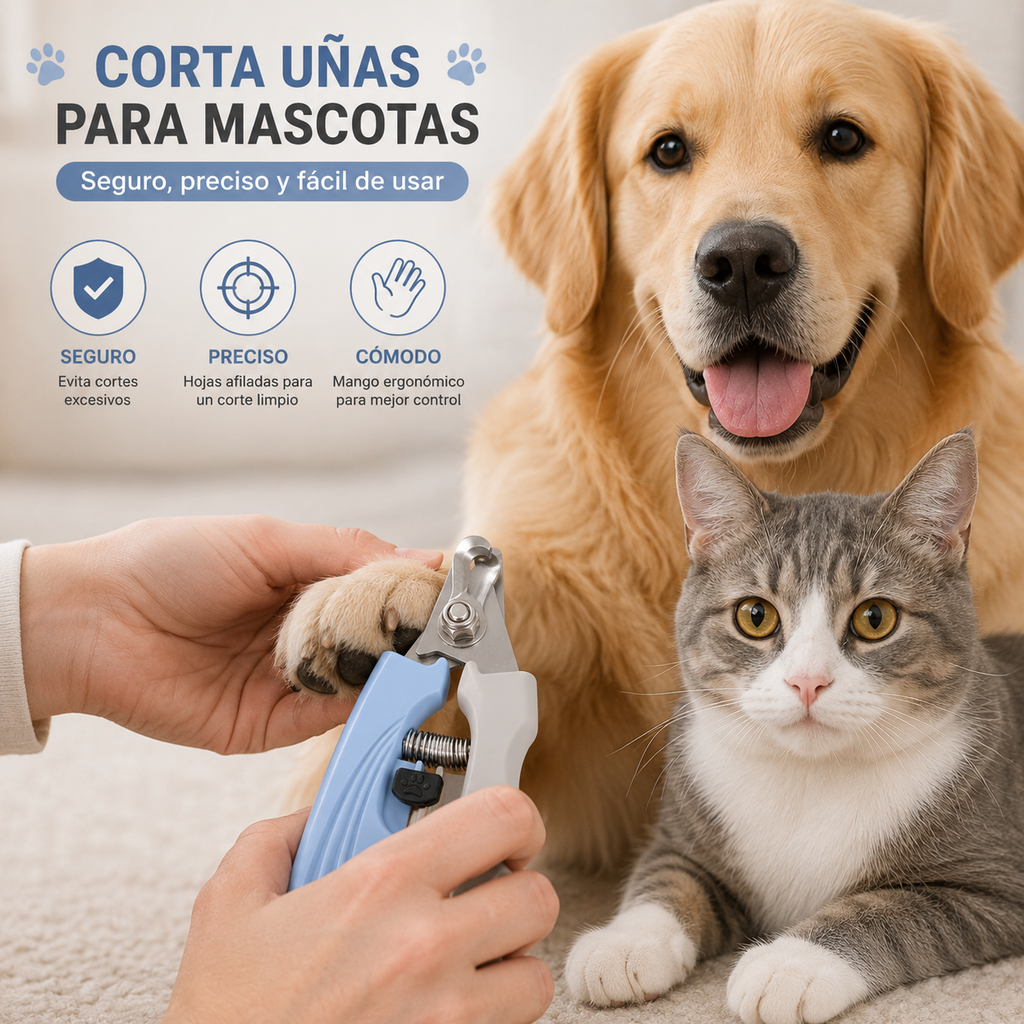Corta Uñas Para Mascota Con Lima