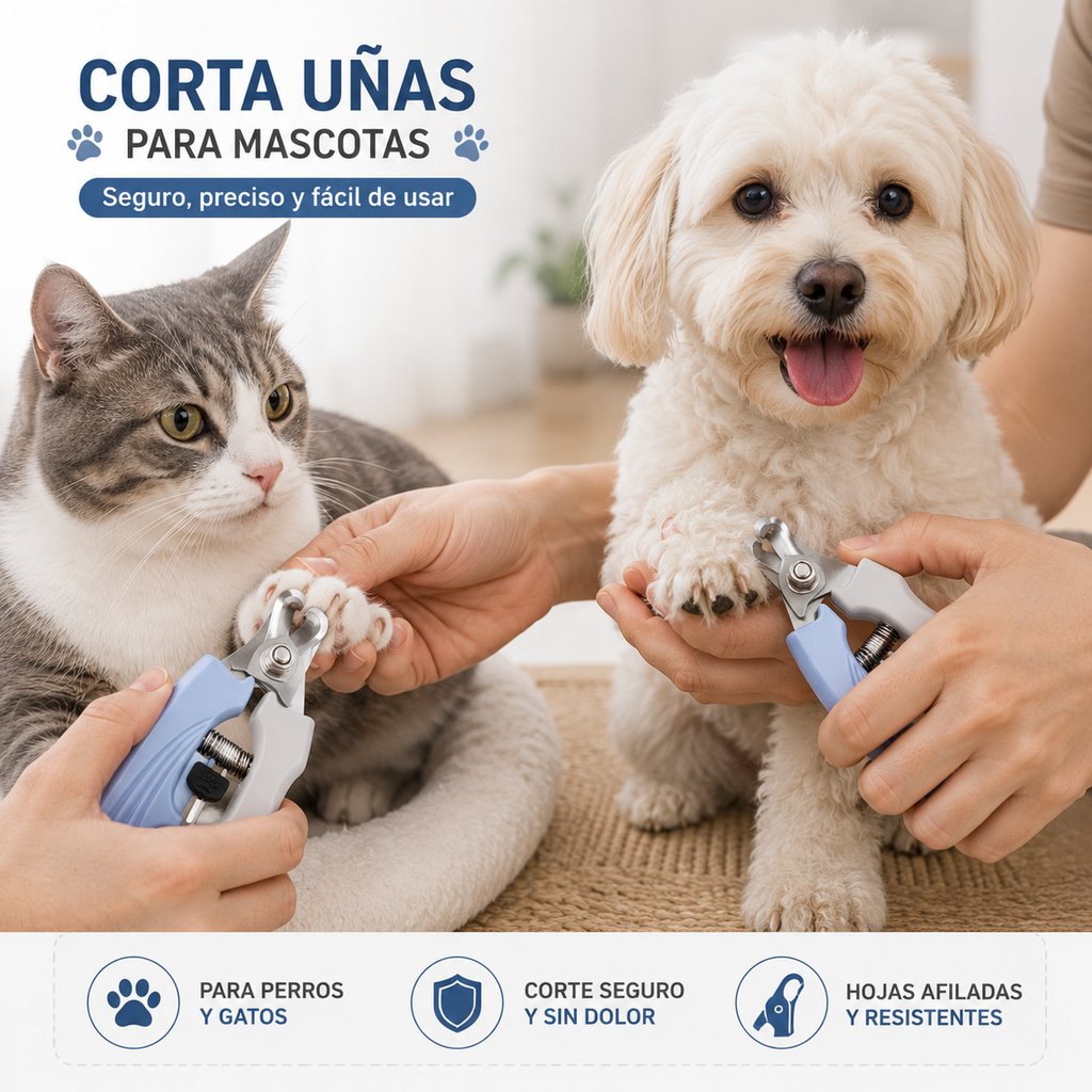 Corta Uñas Para Mascota Con Lima