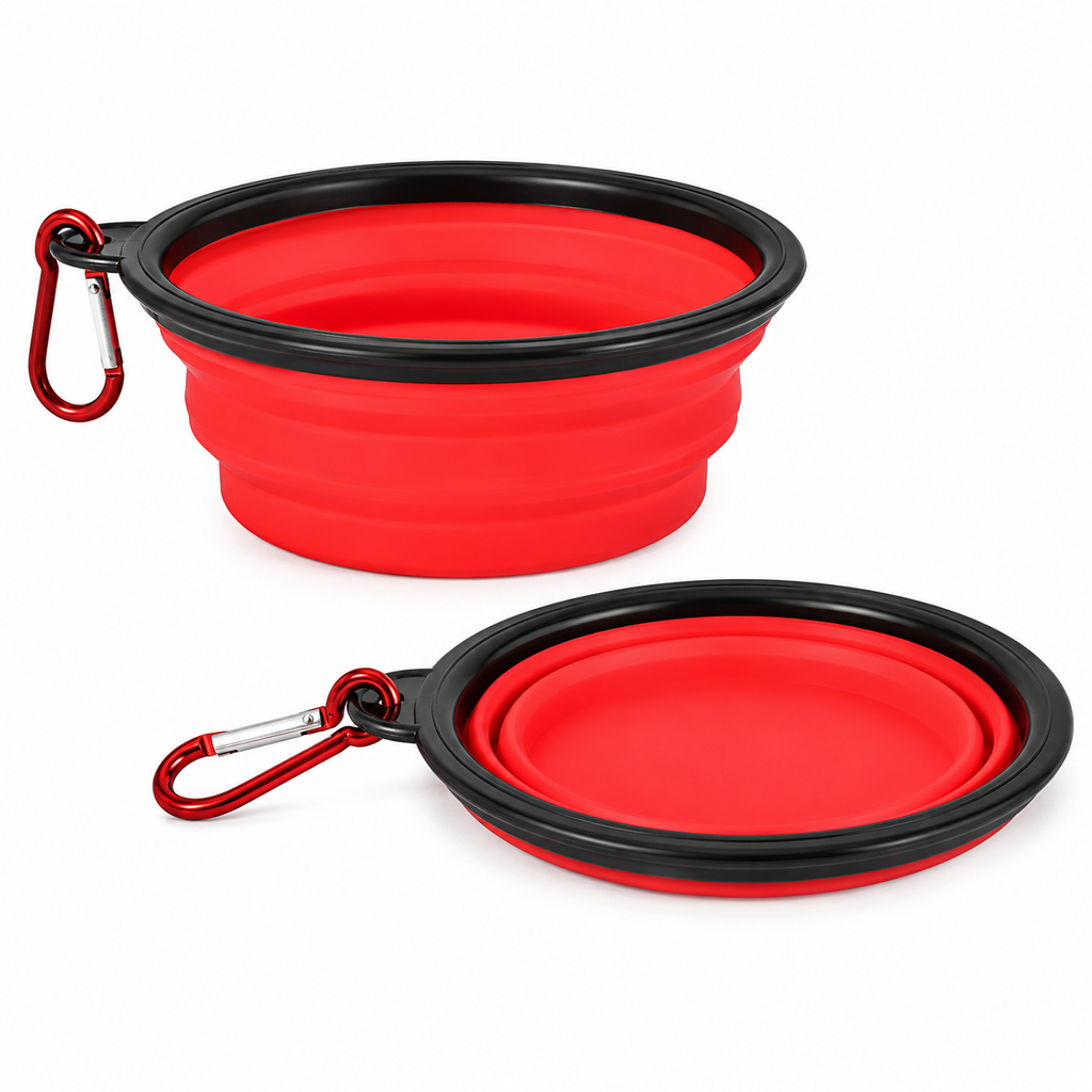 Tazón Plegable Grande 550ml Para Mascota