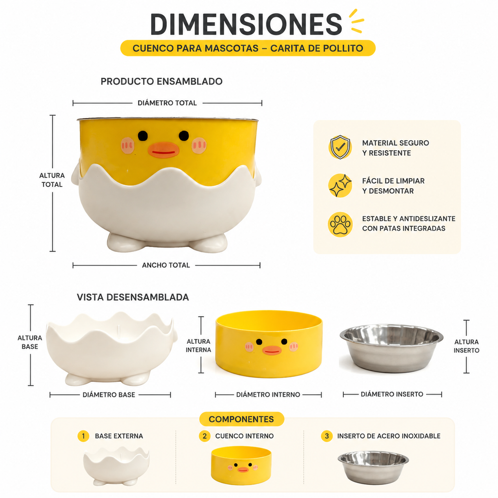 Tazón Chico Para Mascota
