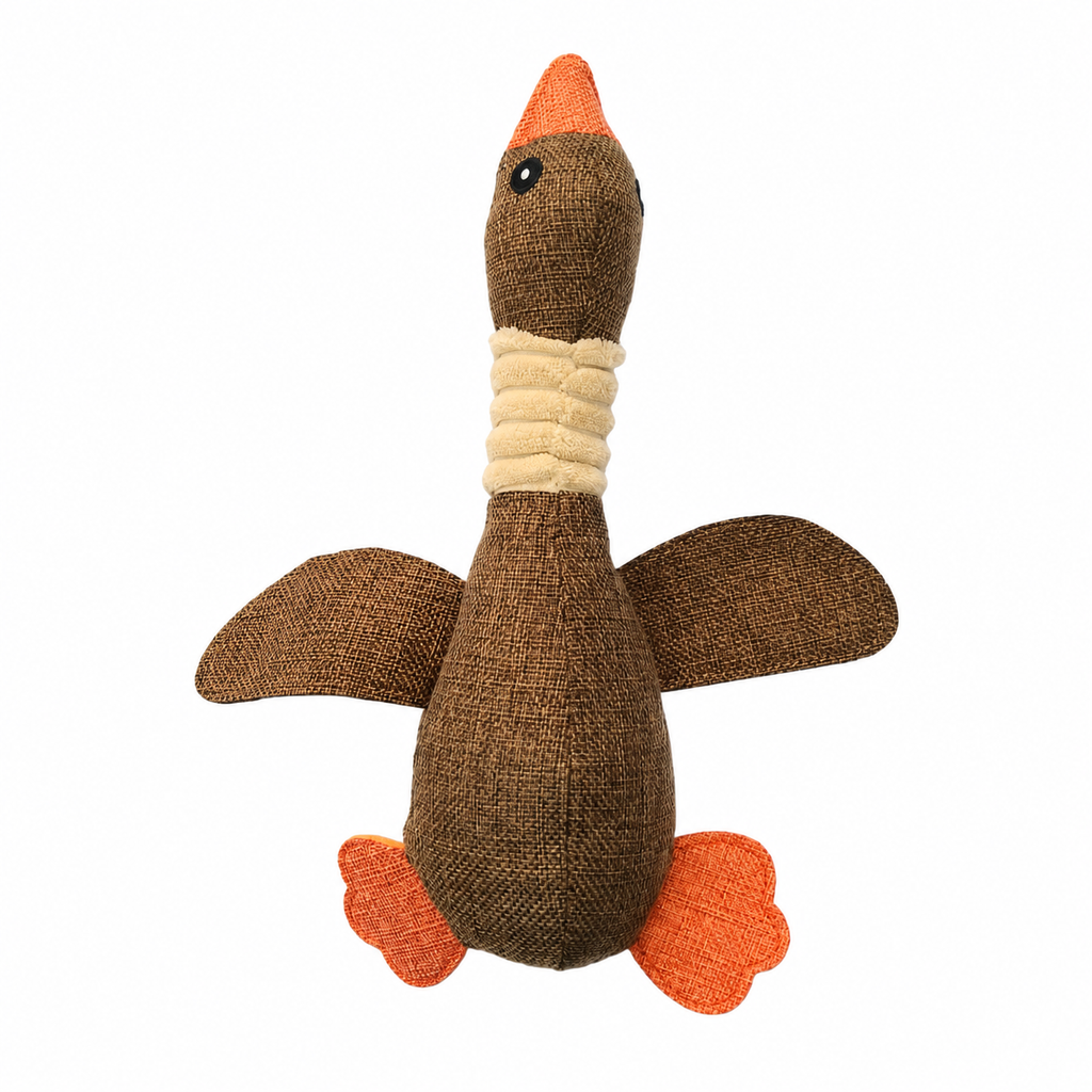 Juguete De Peluche Con Diseño De Pato Para Mascota Con Sonido