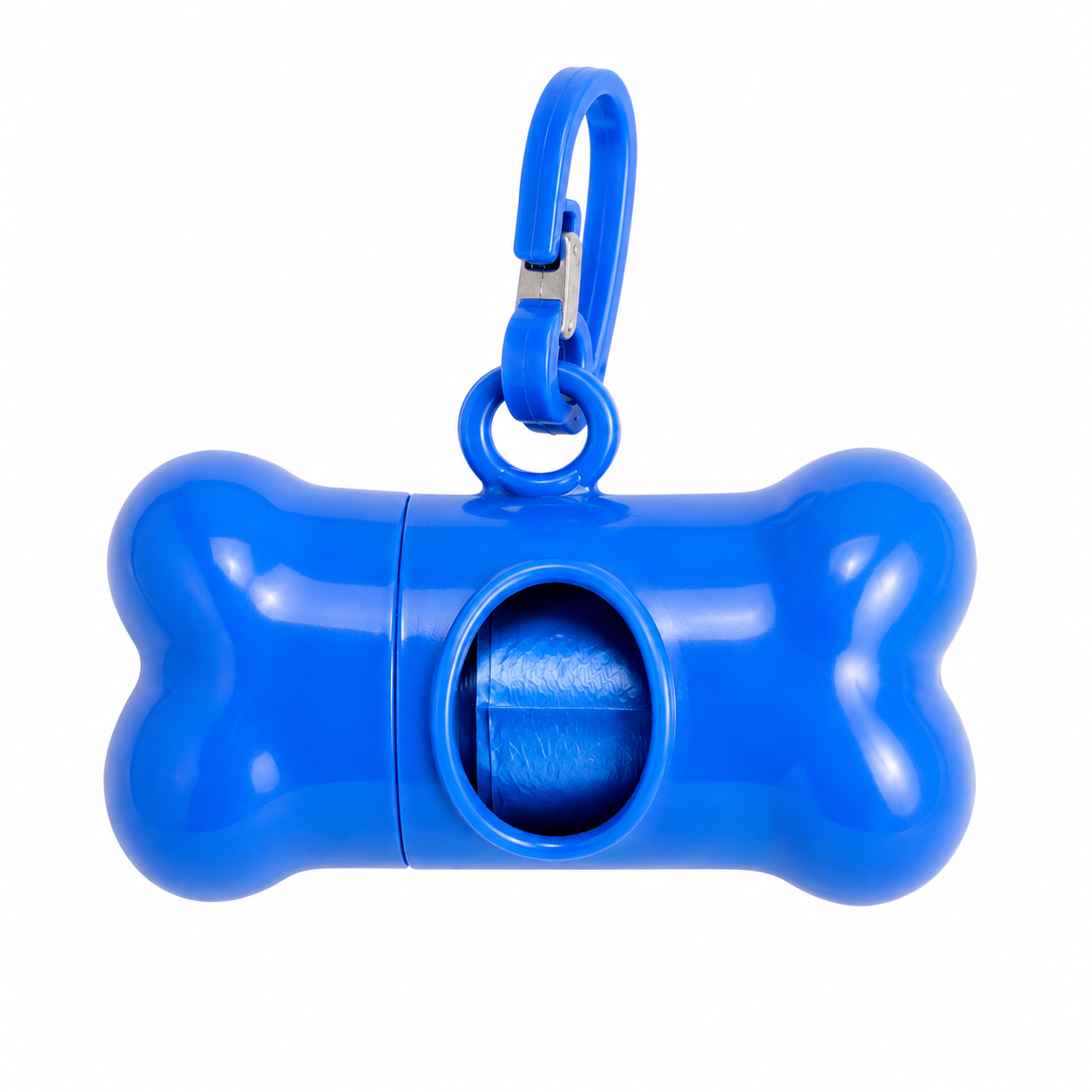 Dispensador De Rollo Diseño "Huesito" + 1 Rollo De Bolsas De Basura Para Mascota