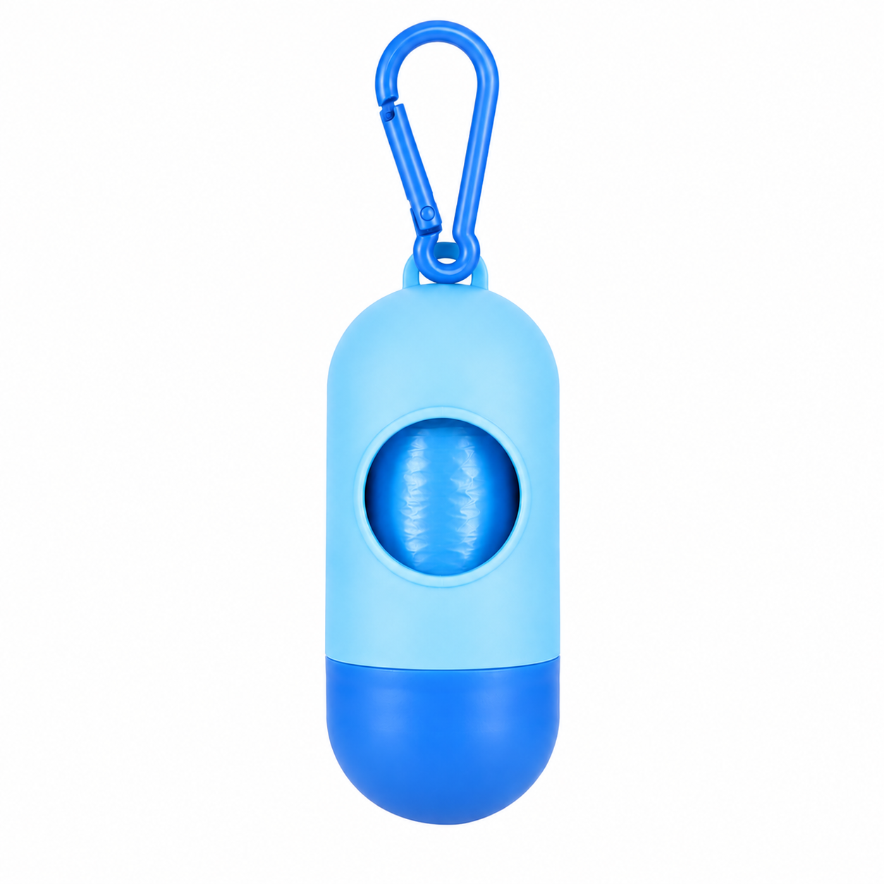 Dispensador De Rollo Diseño "Pildora" + 1 Rollo De Bolsas Para Mascota