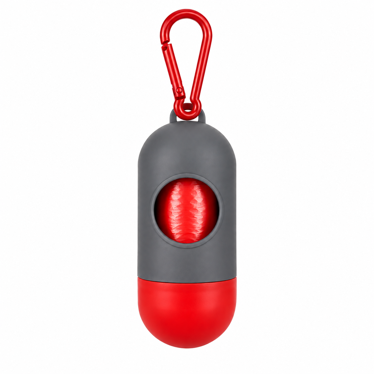 Dispensador De Rollo Diseño "Pildora" + 1 Rollo De Bolsas Para Mascota